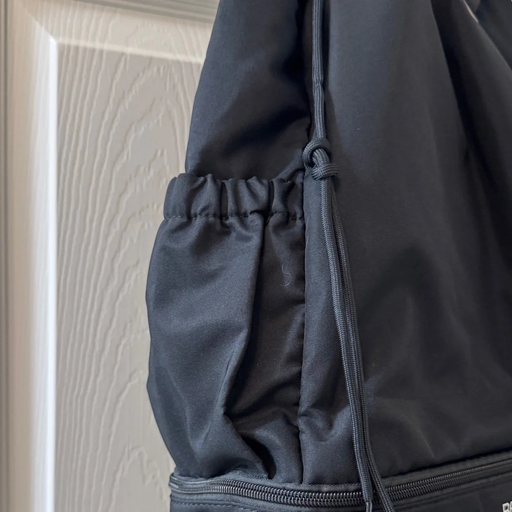 Beyond Yoga Black Convertible Drawstring Tote - Picture 3 of 10